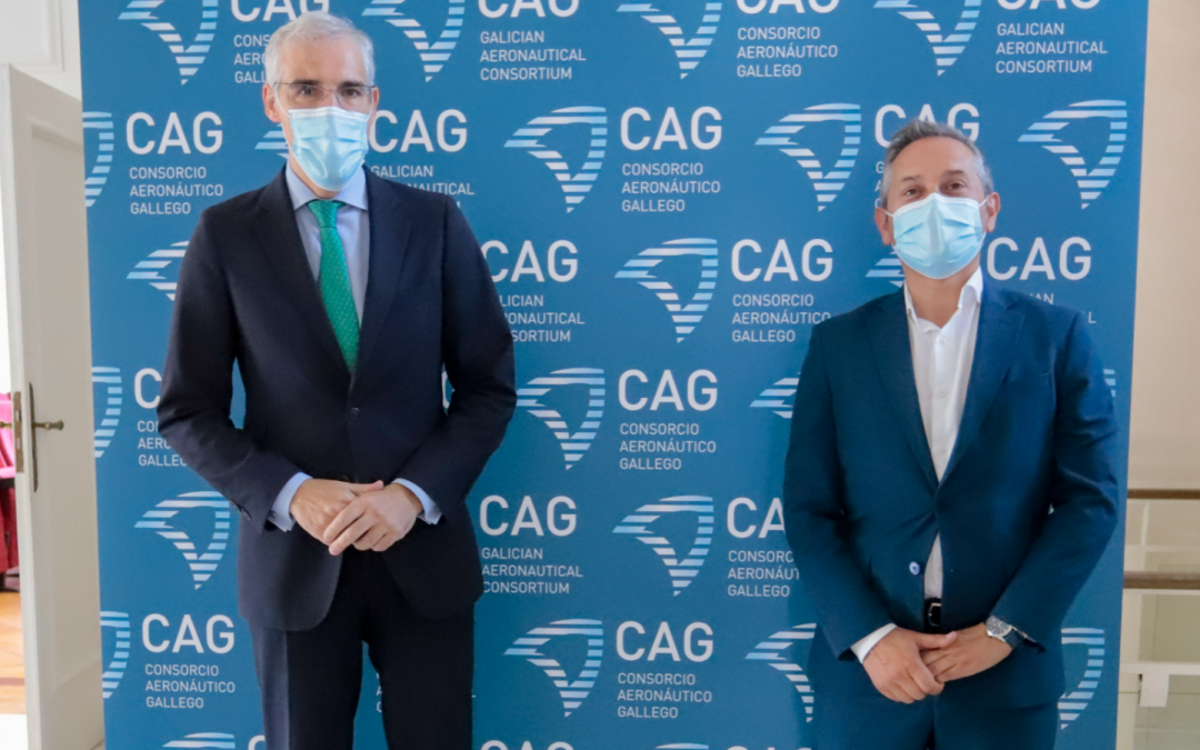La Xunta y el Consorcio Aeronáutico Gallego suman esfuerzos para captar inversiones y completar las cadenas de valor de este sector en Galicia
